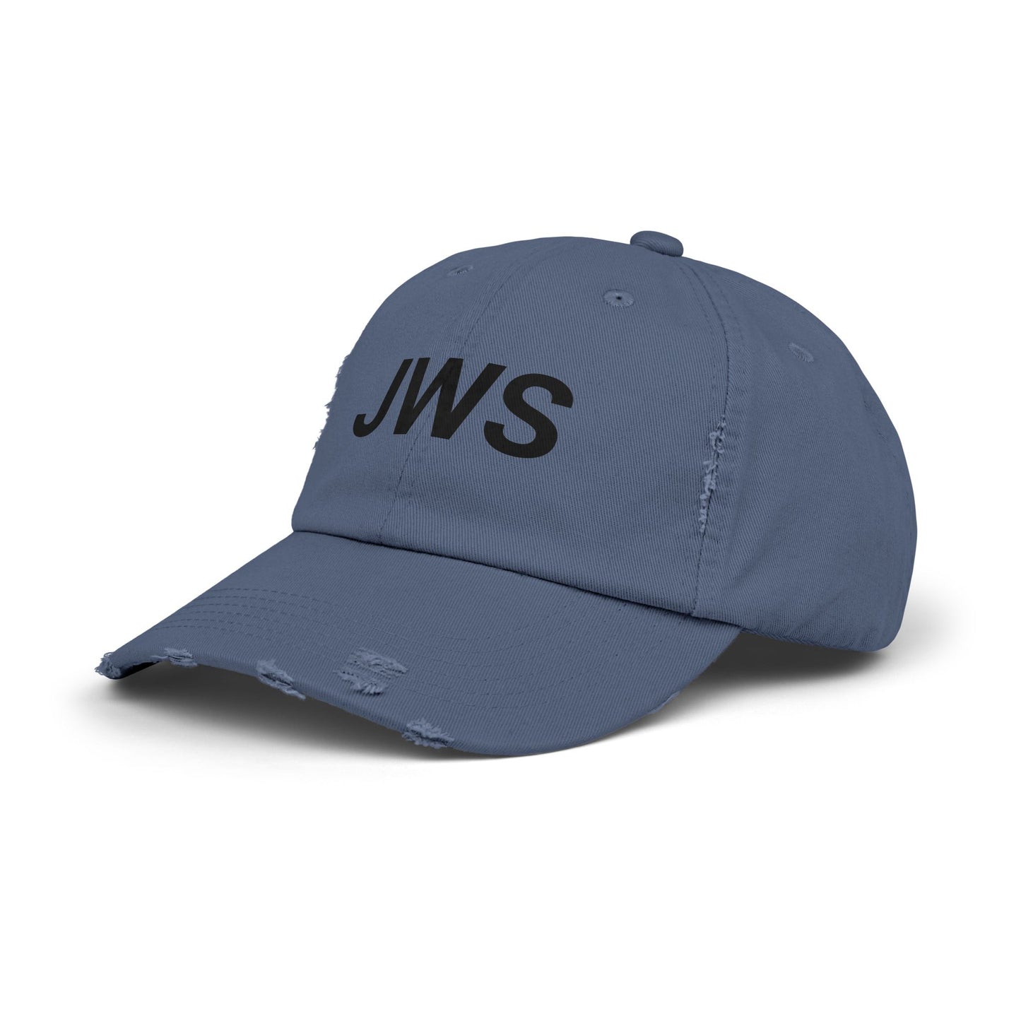 Personalized Unisex Distressed Cap - Customized JWS Hat for Casual Style