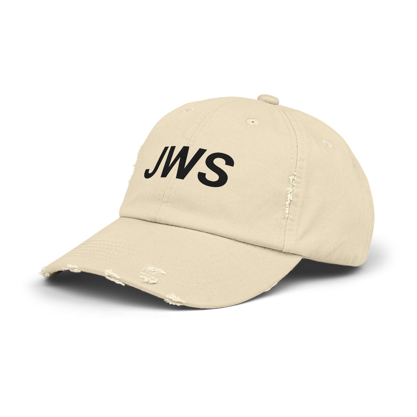 Personalized Unisex Distressed Cap - Customized JWS Hat for Casual Style