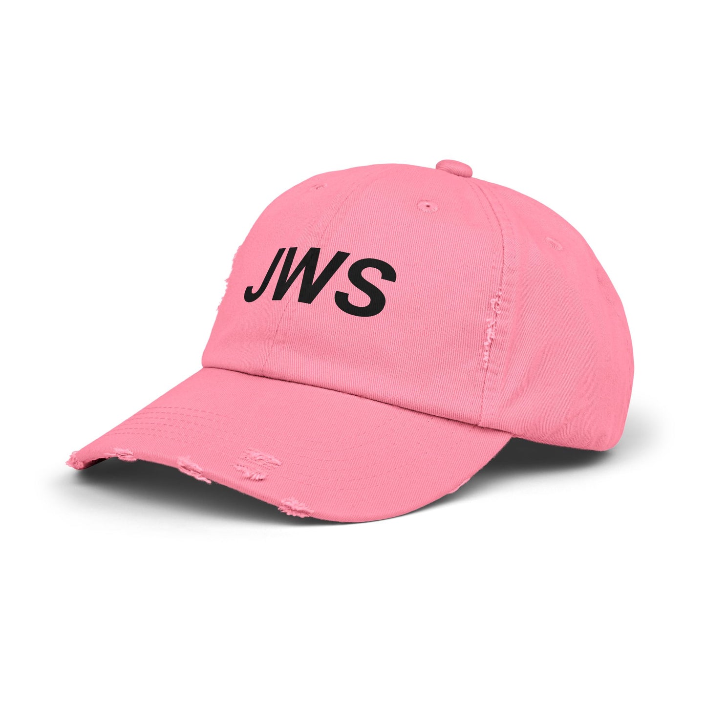 Personalized Unisex Distressed Cap - Customized JWS Hat for Casual Style