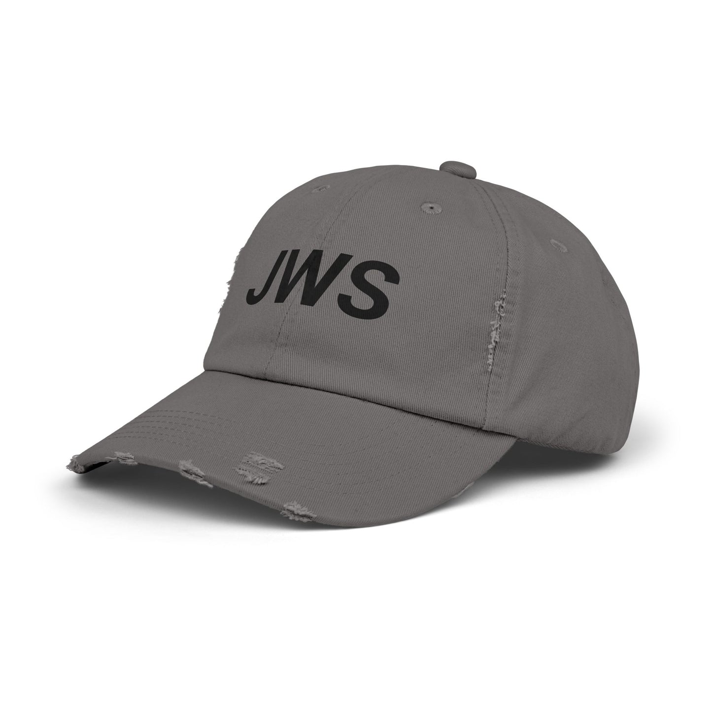 Personalized Unisex Distressed Cap - Customized JWS Hat for Casual Style