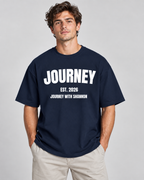 JOURNEY Heavy Oversized Tee | Dark