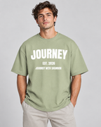 JOURNEY Heavy Oversized Tee | Dark