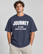 JOURNEY Heavy Oversized Tee | Dark
