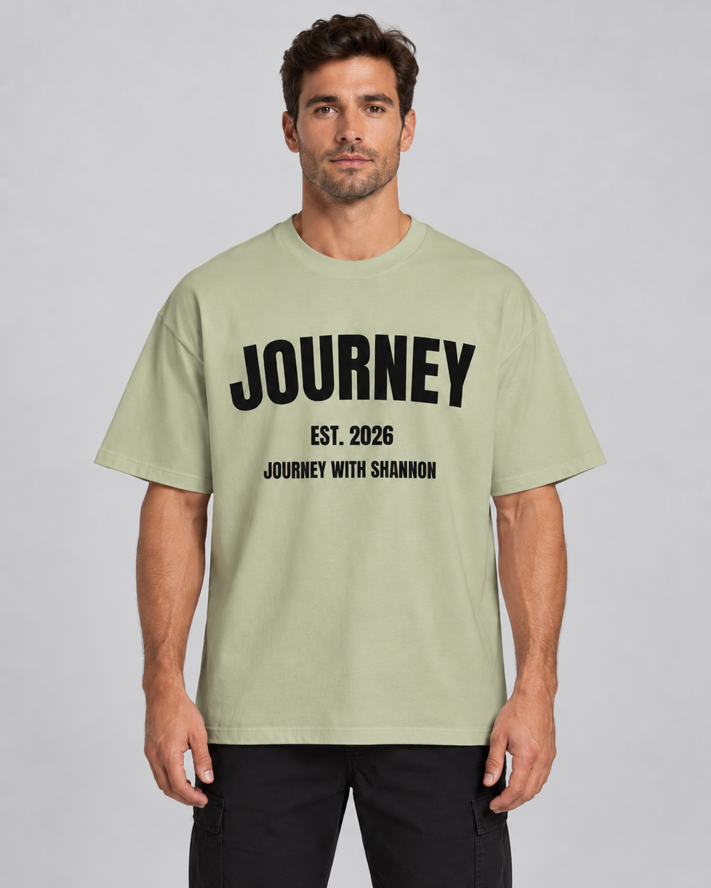 JOURNEY Heavy Oversized Tee | Light