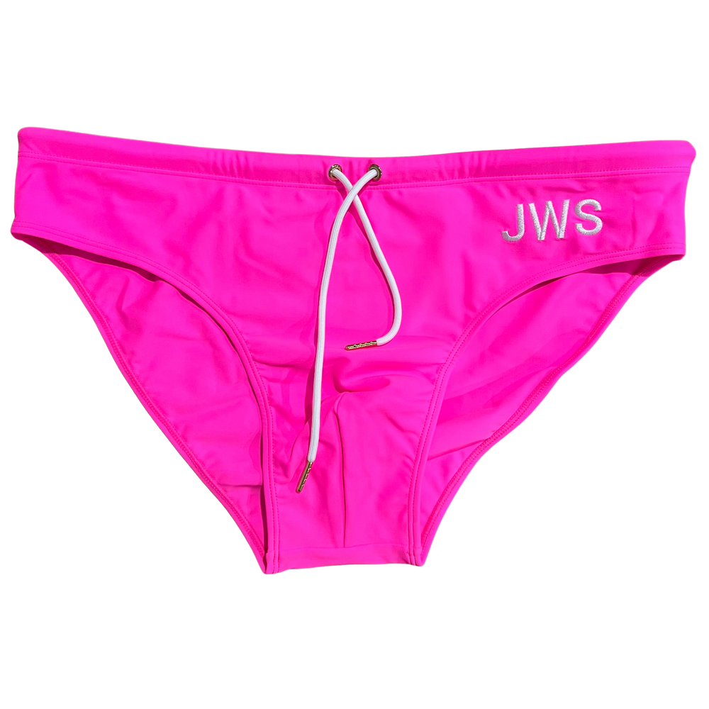 Swim Briefs — Hot Pink