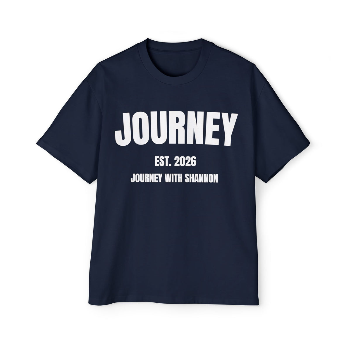JOURNEY Heavy Oversized Tee | Dark