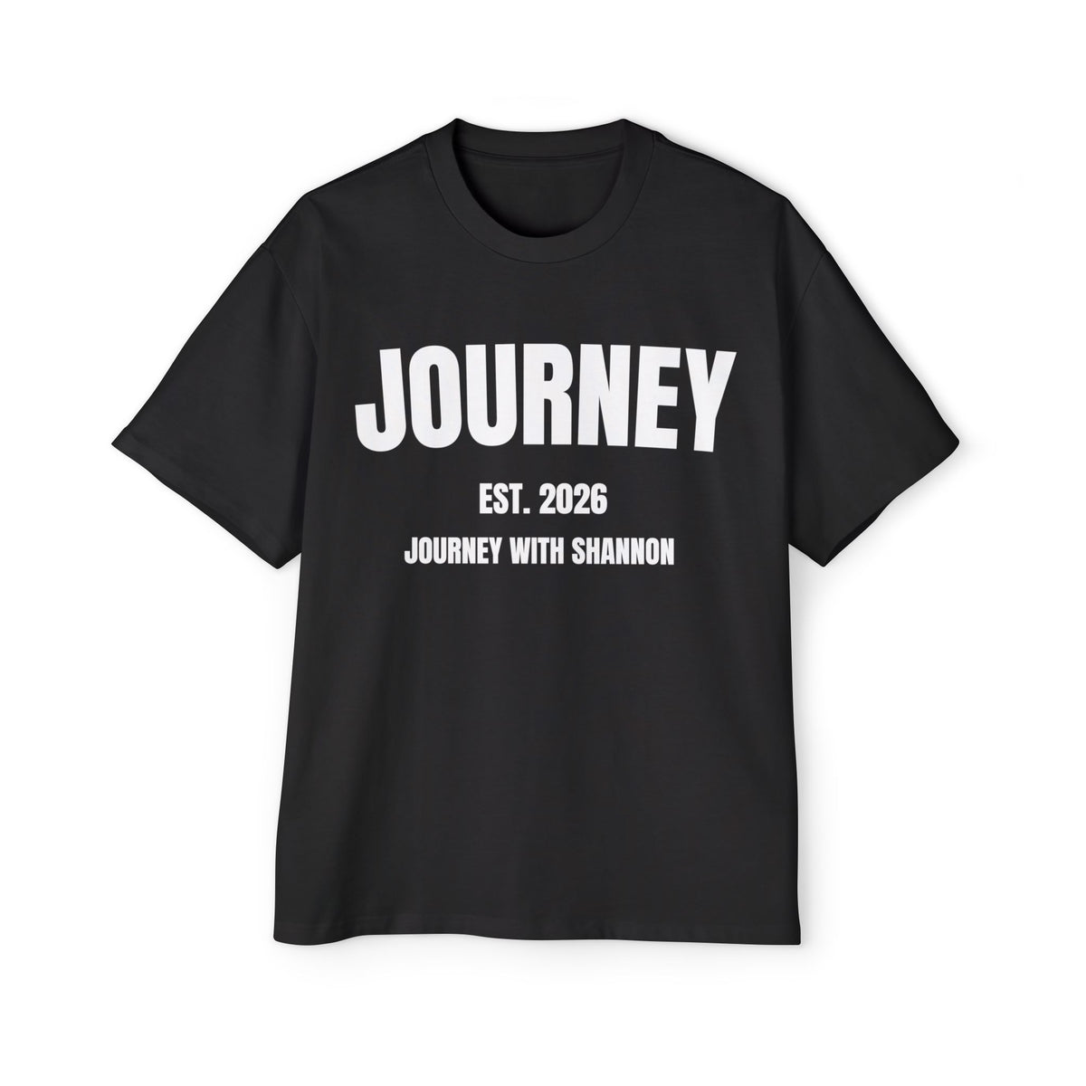 JOURNEY Heavy Oversized Tee | Dark